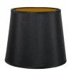 Abażury>Candellux Lighting ABAŻUR DO MILONGA E27 CZARNY / ZŁOTY ŚRODEK