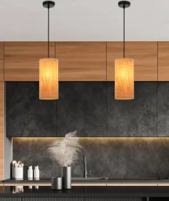 Oświetlenie Jadalni|Oświetlenie Kuchni></noscript>Candellux Lighting Aragona lampa wisząca czarny 1x60 e27 abażur korkowy