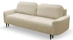 Meble Dla Dzieci|Kanapy I Sofy></noscript>LASKI Beżowa kanapa do salonu nowoczesna z funkcją spania i pojemnikiem VELINA
