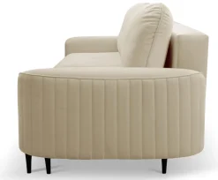 Meble Dla Dzieci|Kanapy I Sofy></noscript>LASKI Beżowa kanapa do salonu nowoczesna z funkcją spania i pojemnikiem VELINA