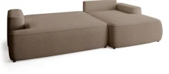 Meble Dla Dzieci|Meble Młodzieżowe>BROMARKT Beżowa kanapa narożna do salonu z funkcją spania CARMELLO