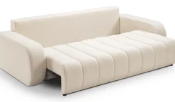 Meble Dla Dzieci|Meble Młodzieżowe></noscript>LASKI Beżowa kanapa rozkładana do salonu BLISS z pojemnikiem