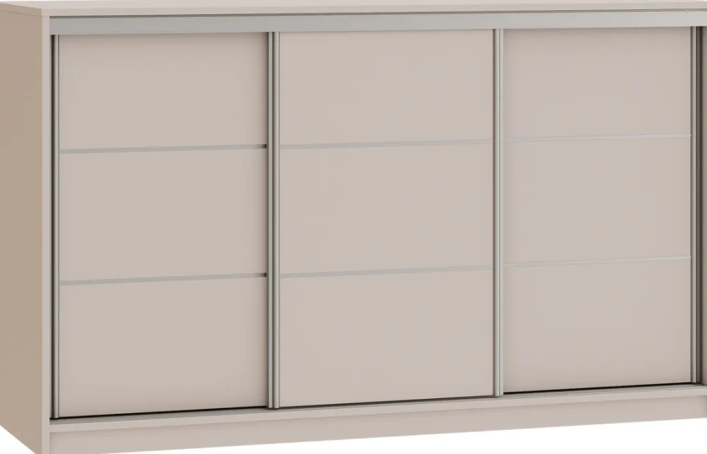 Komody>BROMARKT Beżowa komoda przesuwna 160 cm z szufladami do sypialni TOP beż piaskowy