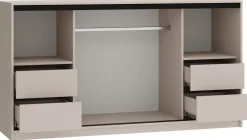 Komody>BROMARKT Beżowa komoda przesuwna z szufladami 180 cm LOFT beż piaskowy