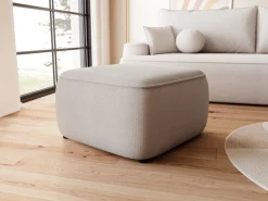 Meble Dla Dzieci|Meble Młodzieżowe>BROMARKT Beżowa nowoczesna pufa do salonu CARMELLO