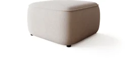 Meble Dla Dzieci|Meble Młodzieżowe></noscript>BROMARKT Beżowa nowoczesna pufa do salonu CARMELLO