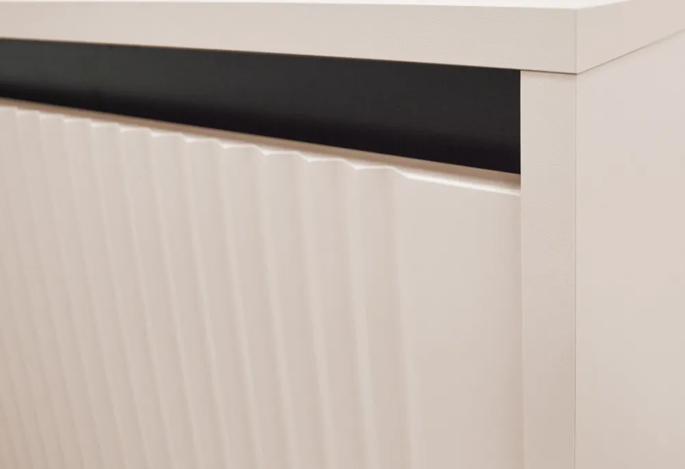 Zestawy Mebli Do Salonu|Witryny>Lempert Beżowa nowoczesna witryna do salonu 56 cm na nóżkach OMEGA beż piaskowy