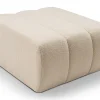 Meble Dla Dzieci|Pufy>LASKI Beżowa pufa tapicerowana do siedzenia BLISS