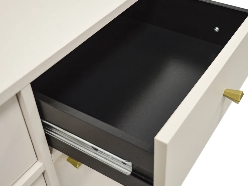 Zestawy Mebli Do Salonu|Szafki Nocne>Lempert Beżowa szafka nocna z szufladami 52 cm TOKEN beż piaskowy