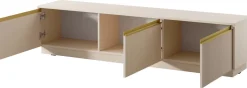 Szafki Rtv>PIASKI Beżowa szafka RTV pod telewizor 180 cm RAVO beż piaskowy