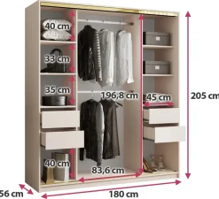 Zestawy Mebli Do Przedpokoju|Szafy Trzydrzwiowe><noscript><img width=