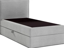 Łóżka Młodzieżowe|Łóżka Ze Stelażem></noscript>BROMARKT Beżowe łóżko kontynentalne 100x200 cm do pokoju dziecka MALIBU