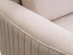 Narożniki></noscript>LASKI Beżowy narożnik do salonu w stylu glamour LOURE