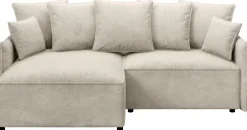 Meble Dla Dzieci|Meble Młodzieżowe>BROMARKT Beżowy narożnik do salonu z funkcją spania rozkładany ARTUR