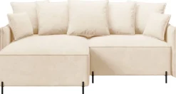 Meble Dla Dzieci|Narożniki>BROMARKT Beżowy narożnik loft na nóżkach nowoczesny do salonu BOCCO