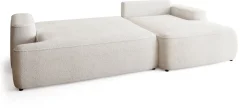 Meble Dla Dzieci|Meble Młodzieżowe>BROMARKT Beżowy narożnik z funkcją spania do salonu CARMELLO boucle