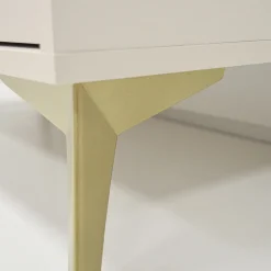 Zestawy Mebli Do Salonu|Ławy I Stoliki></noscript>Lempert Beżowy stolik kawowy do salonu 100x65 cm z szufladą TOKEN beż piaskowy