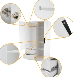 Zestawy Mebli Do Przedpokoju|Szafy Dwudrzwiowe><noscript><img width=