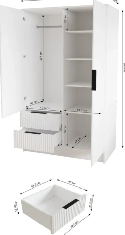 Zestawy Mebli Do Przedpokoju|Szafy Dwudrzwiowe><noscript><img width=