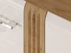 Zestawy Mebli Do Salonu|Komody></noscript>ML Meble Biała komoda z szufladami i drzwiami 190 cm ADAGIO cichy domyk