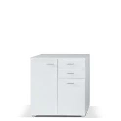 Komody>Lempert Biała komoda z szufladami MANAUS biały