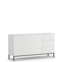 Komody|Zestawy Mebli Do Salonu>GiB Meble Biała Komoda z szufladami QUARTE biały