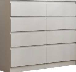 Komody>Meblohand Biała komoda z szufladami nowoczesna 120 cm AMPARO biały