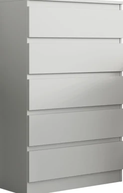 Komody>Meblohand Biała komoda z szufladami 70 cm nowoczesna AMPARO biały