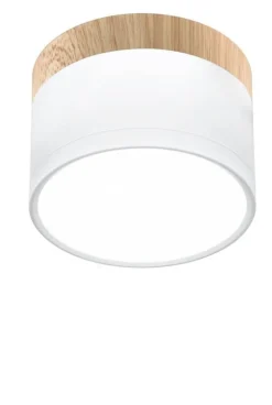 Oświetlenie Przedpokoju|Oświetlenie Salonu>Candellux Lighting Biała lampa sufitowa oprawa LED 9W