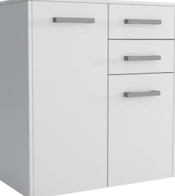 Komody>Meblohand Biała mała komoda nowoczesna z szufladami 75 cm SAVONA biały