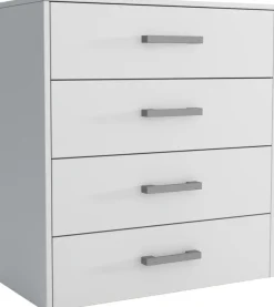 Komody>Meblohand Biała mała komoda nowoczesna z szufladami 75 cm SAVONA