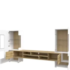 Zestawy Mebli Do Salonu|Meblościanki></noscript>Helvetia Biała meblościanka do salonu CAMBODE