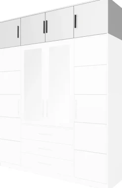 Pozostałe|Akcesoria Do Szaf>Stolar Biała nadstawka do szafy 240 cm BILL biały