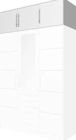 Pozostałe|Akcesoria Do Szaf>Stolar Biała nadstawka do szafy 147 cm BILL biały