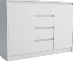 Komody>Meblohand Biała nowoczesna komoda z szufladami 112,5 cm ARTEGO biały