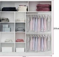 Szafy Dwudrzwiowe|Szafy Z Lustrem></noscript>Stolar Biała nowoczesna szafa przesuwna z lustrem 203 cm DELTA