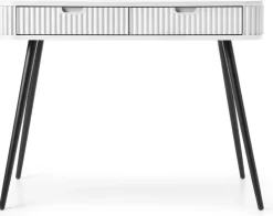 Toaletki I Konsole>PIASKI Biała nowoczesna toaletka z szufladami 103 cm ZENIT biały