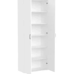 Szafy Dwudrzwiowe|Szafy Młodzieżowe>INTER MEBLE Biała szafa dwudrzwiowa do sypialni TRILLO biały