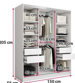 Zestawy Mebli Do Przedpokoju|Szafy Trzydrzwiowe><noscript><img width=