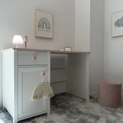 Meble Młodzieżowe|Meble Dla Dzieci></noscript>lenart. Biała szafa z półkami do pokoju dziecięcego 85 cm LUNA