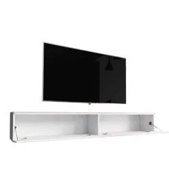 Szafki Rtv>BRATEX Biała szafka rtv 180 cm BROMI biały