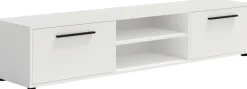 Zestawy Mebli Do Sypialni|Szafki Rtv></noscript>GiB Meble Biała szafka RTV 190 cm do salonu MAXIDO biały