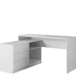 Biurka|Meble Dla Dzieci>LASKI Białe biurko narożne TOBI biały