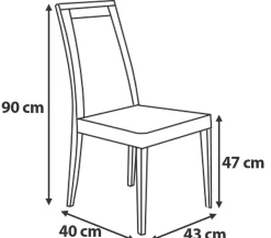 Krzesła Drewniane|Krzesła></noscript>DREWMIX Białe drewniane krzesło do jadalni NESTO tapicerowane siedzisko