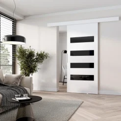 Drzwi Przesuwne>przesuwne.com Białe drzwi pokojowe przesuwne 80 FELIX biały