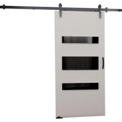 Drzwi Przesuwne>przesuwne.com Białe drzwi przesuwne do garderoby 80 cm PELSO biały