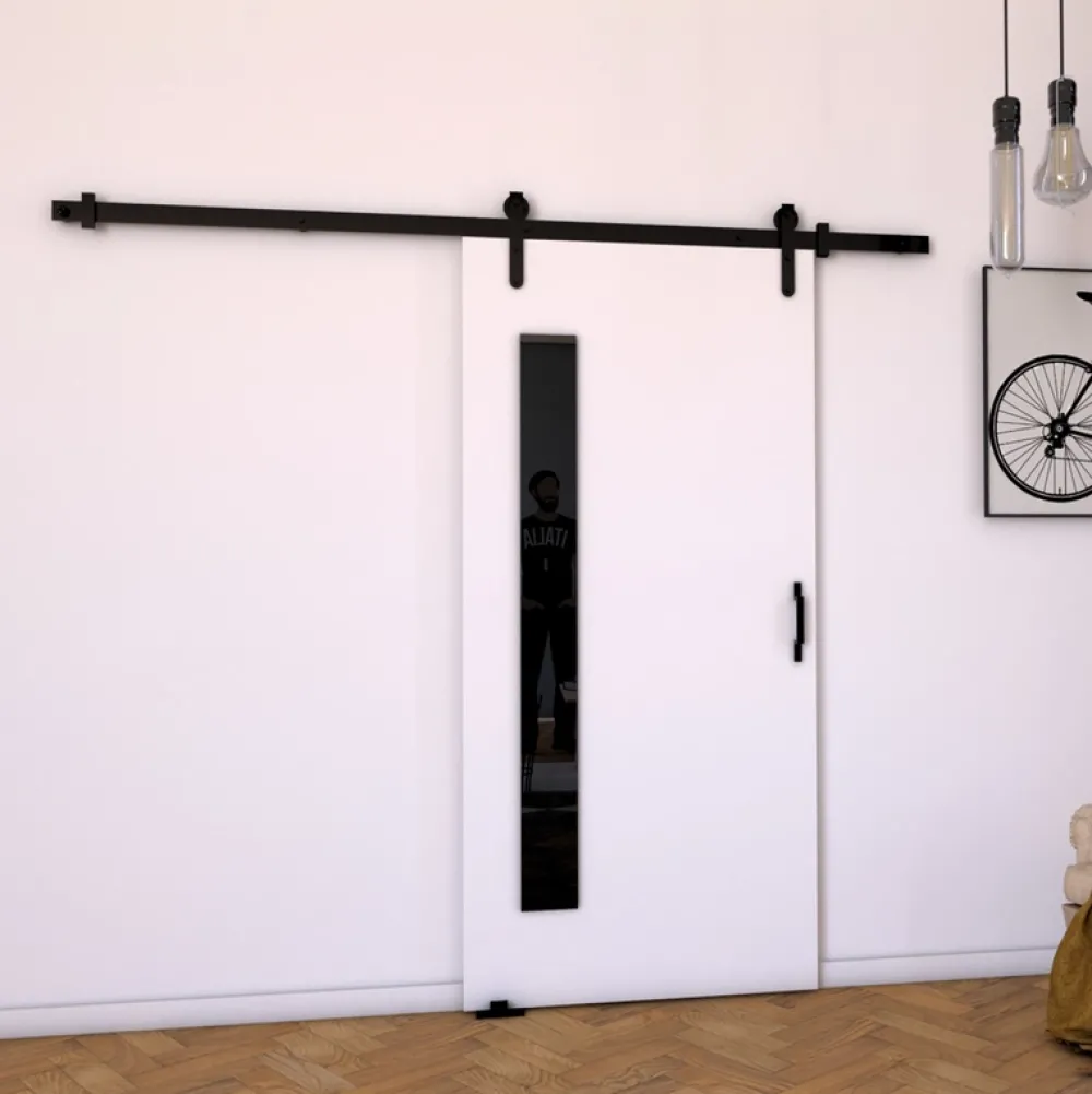 Drzwi Przesuwne>przesuwne.com Białe drzwi przesuwne do pokoju 90 cm PASCO biały