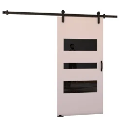 Drzwi Przesuwne>przesuwne.com Białe drzwi przesuwne naścienne do garderoby VASTO biały