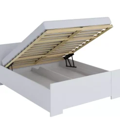 Łóżka Młodzieżowe|Łóżka Z Zagłówkiem>GiB Meble Białe łóżko do sypialni 160x200 BELLA biały