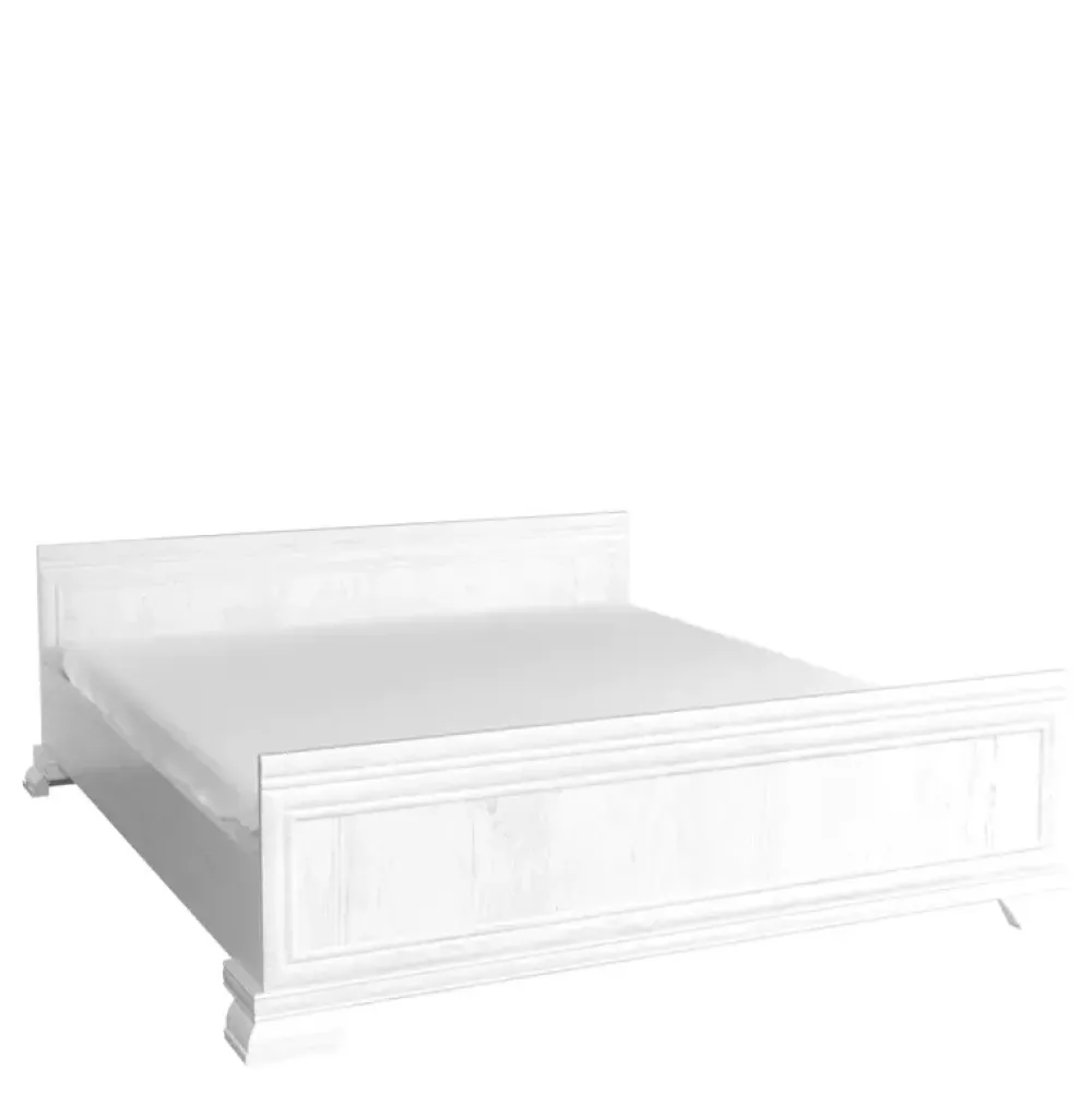 Meble Młodzieżowe|Łóżka Młodzieżowe>GAŁA MEBLE Białe łóżko do sypialni 160x200 KOLONIA sosna andersen